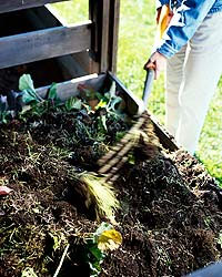 turning compost-stock